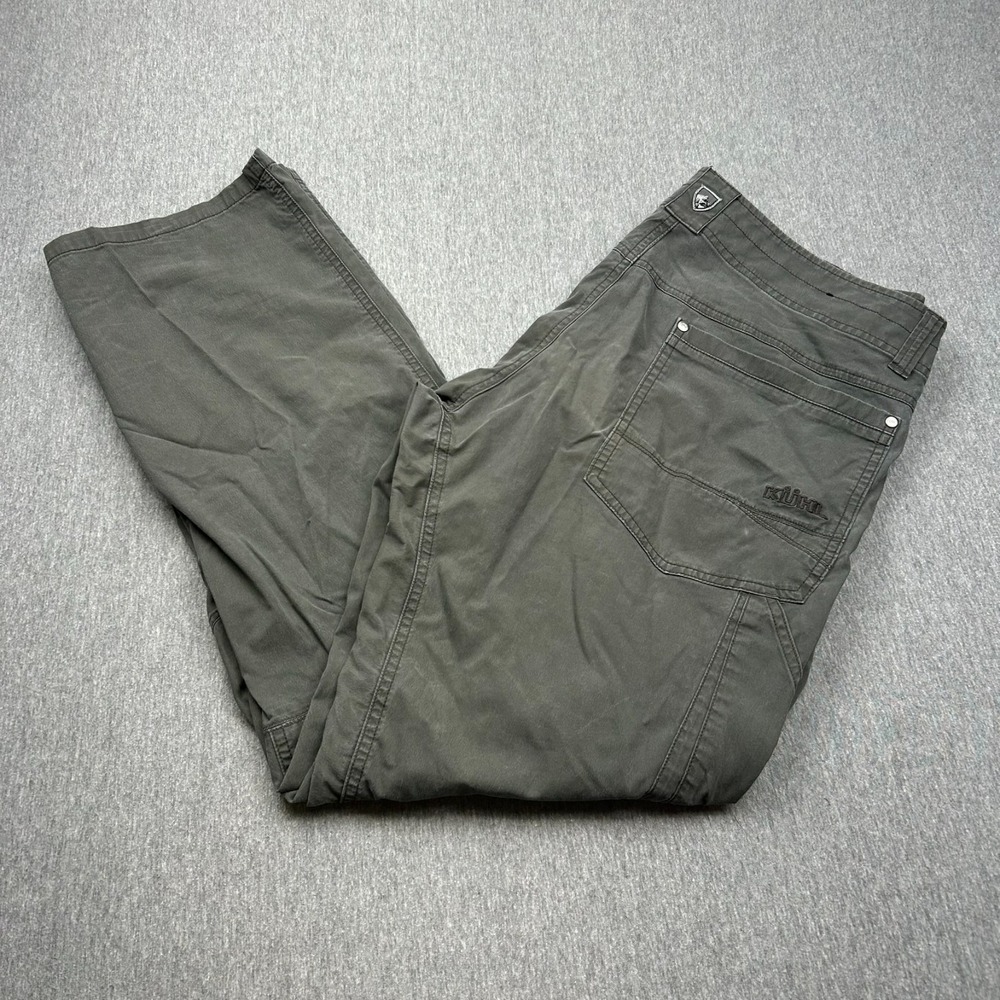Kuhl Revolvr Vintage Patina Dye Pants Mens 36x31 Gray Outdoor Hiking